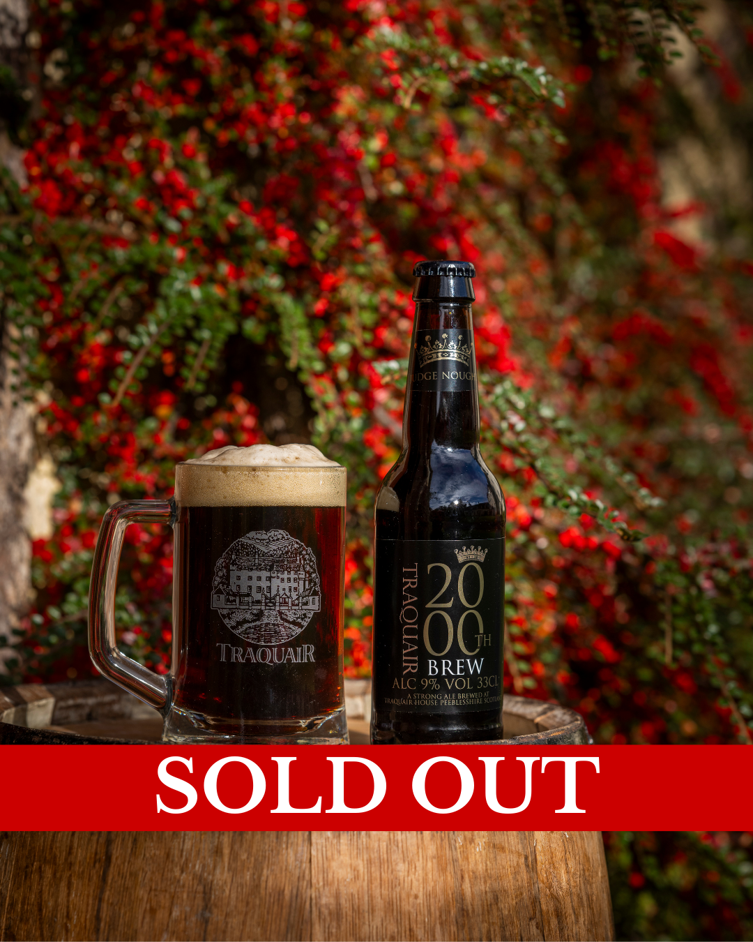 Traquair 2000th Brew - ABV 9% per case, UK MAINLAND ONLY